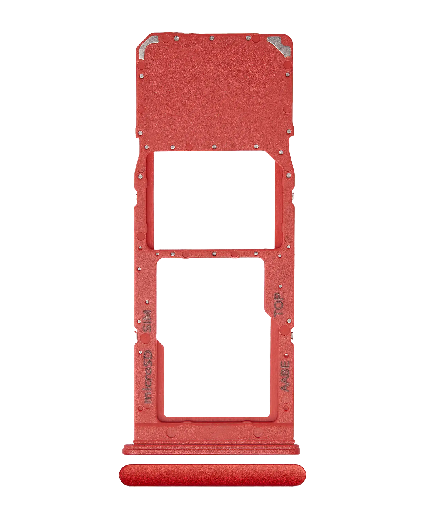 Single Sim Card Tray For Samsung Galaxy A12 (A125 / 2020) (Red)