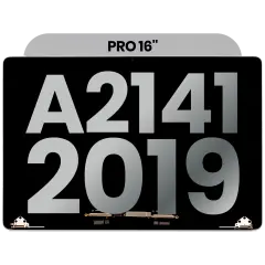 Complete LCD Display Assembly For MacBook Pro 16" (A2141 / Mid 2019) (Used OEM Pull: Grade B) (Space Gray)