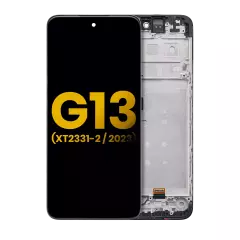 LCD Assembly With Frame For Motorola Moto G13 (XT2331 / 2023) (Refurbished) (All Colors)