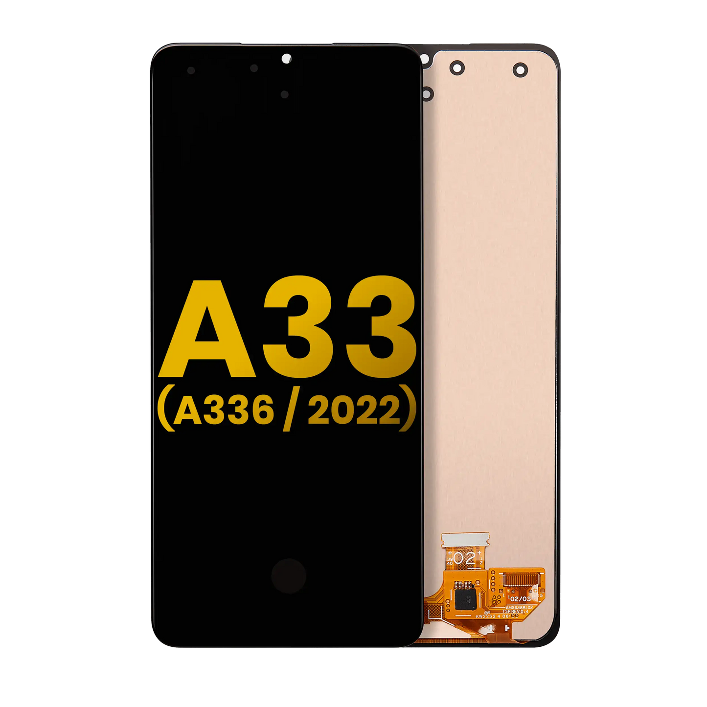 LCD Assembly Without Frame For Samsung Galaxy A33 5G (A336 / 2022) (Refurbished) (All Colors)