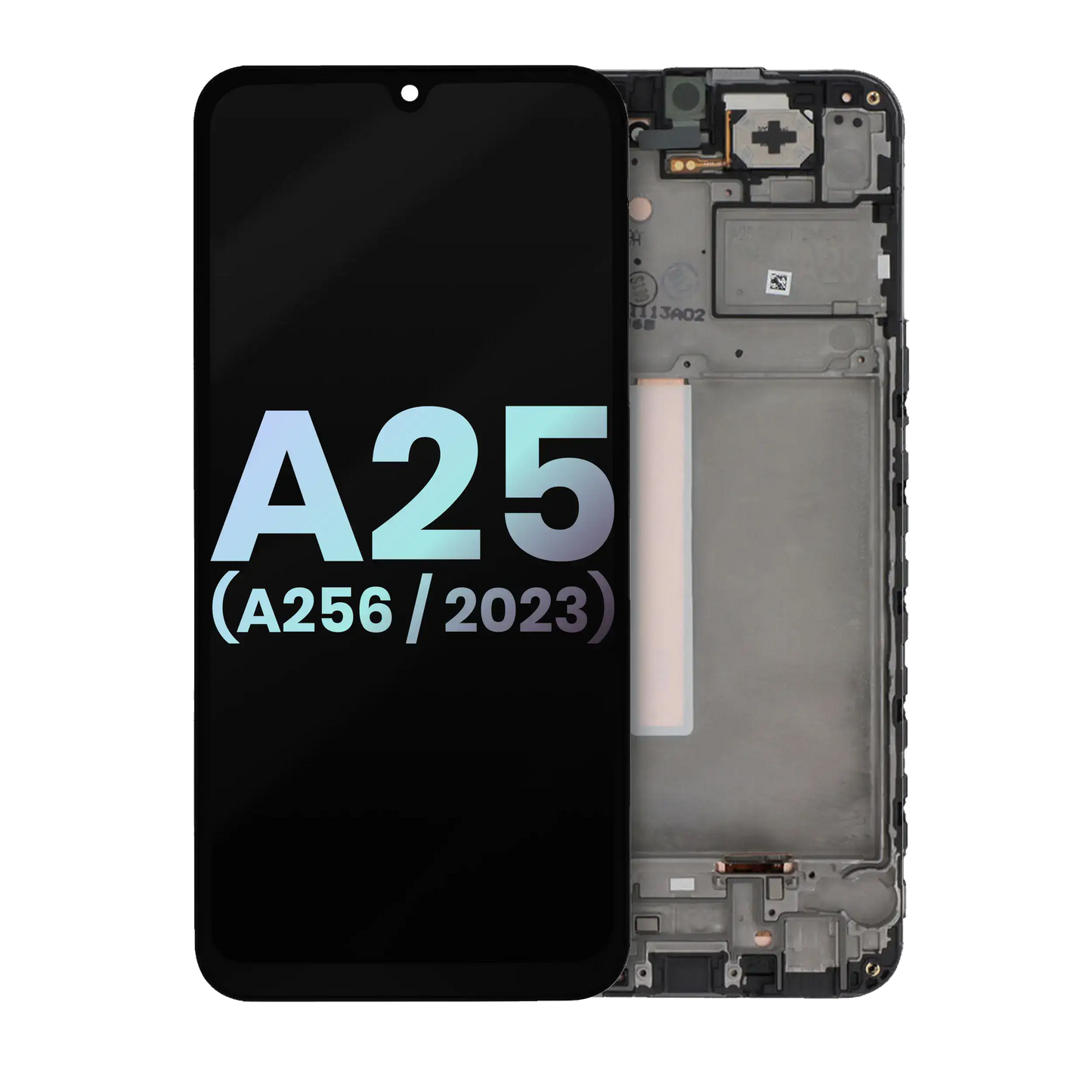 OLED Assembly With Frame For Samsung Galaxy A25 5G (A256 / 2023) (Service Pack) (All Colors)