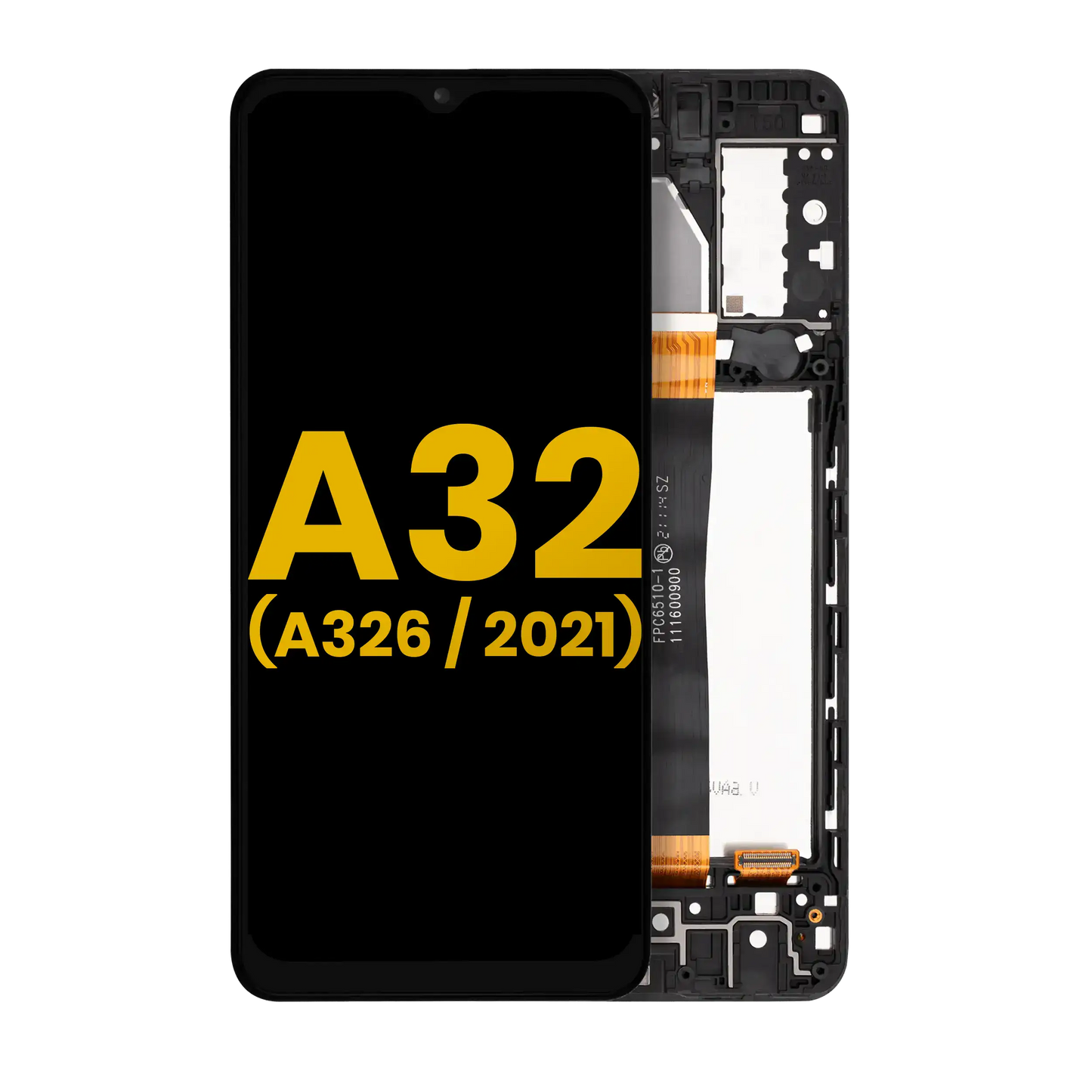 LCD Assembly With Frame For Samsung Galaxy A32 5G (A326 / 2021) (All Models) (Refurbished) (Awesome Black)