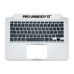 Top Case with Keyboard (ANSI US) For MacBook 13" A1278 (2009-2010) (Used OEM Pull: Grade B)