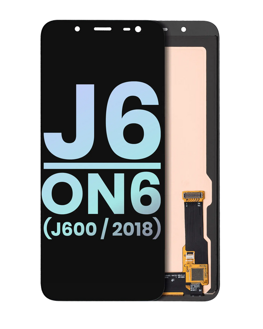 OLED Assembly Without Frame For Samsung Galaxy J6 / On6 (J600 / 2018) (Service Pack) (Black)