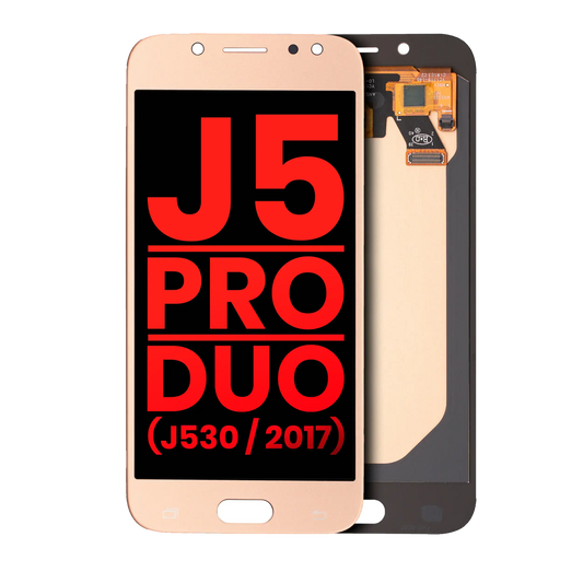 OLED Assembly Without Frame For Samsung Galaxy J5 / Pro / Duo (J530 / 2017) (Aftermarket Plus) (Gold)
