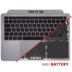 Top Case with Battery and Keyboard (ANSI US) For MacBook Pro 13" A2338 (2020) (Space Gray)