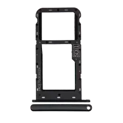 Single Sim Card Tray For Motorola Moto G7 Play (XT1952 / 2019) (Black) (US Version)
