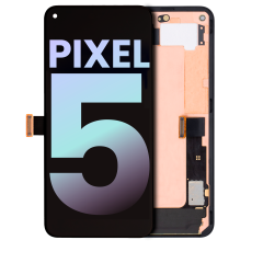 OLED Assembly With Frame For Google Pixel 5 (Genuine OEM) (Just Black)