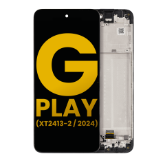 LCD Assembly With Frame For Motorola Moto G Play (XT2413 / 2024) (Refurbished) (All Colors)