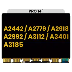 LCD Panel Only For MacBook Pro 14" A2442 (2021) Pro / Max / A2779 (2023) / A2918 (2023) / A2992 (2023) / A3112 (2024) / A3401 (2024) Pro / A3185 (2024) Max (Premium)