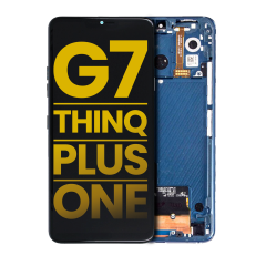 LCD Assembly With Frame For LG G7 ThinQ / G7 Plus / G7 One (Refurbished) (Moroccan Blue)