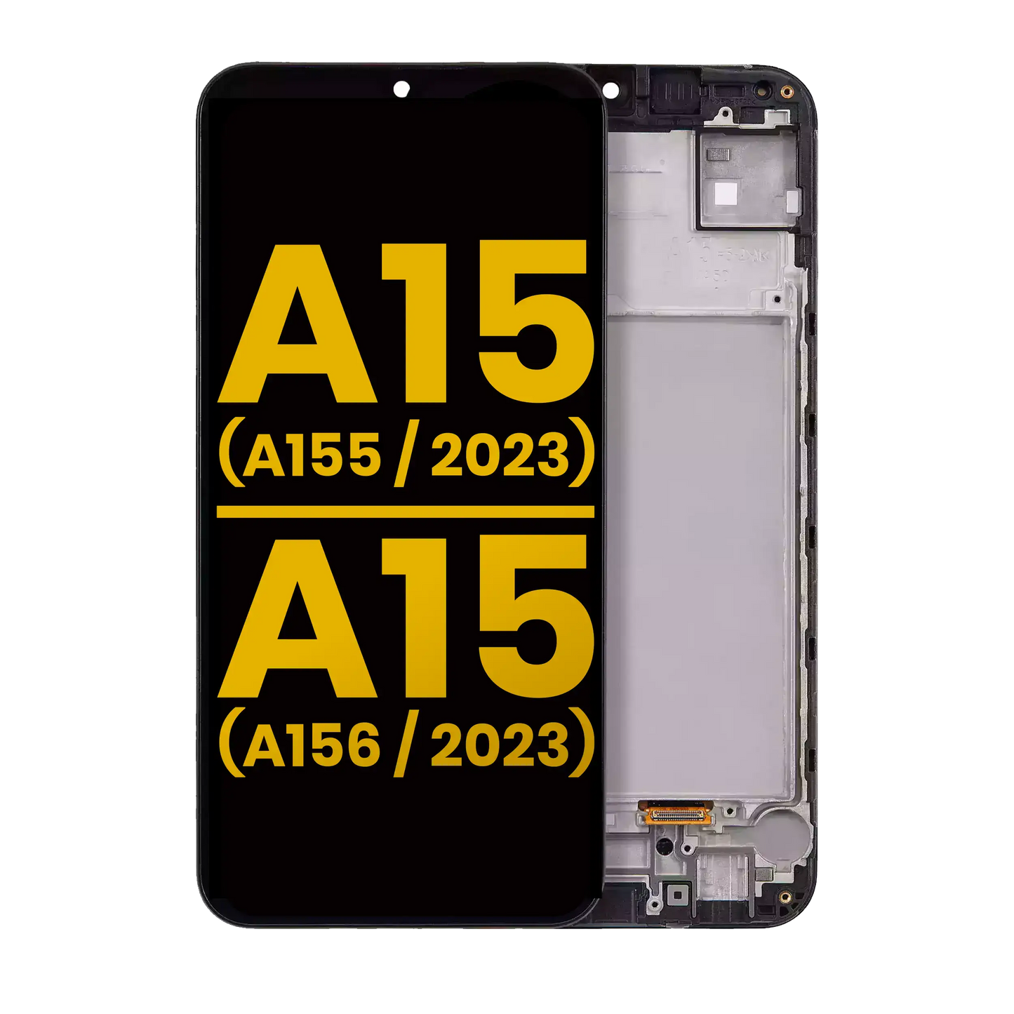 OLED Assembly With Frame For Samsung Galaxy A15 4G (A155 / 2023) / A15 5G (A156 / 2023) (Refurbished) (All Colors)