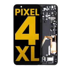 OLED Assembly With Frame For Google Pixel 4 XL (Refurbished) (Oh So Orange Power Button)