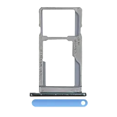 Single Sim Card Tray For Motorola Moto G6 Play / G6 Forge (XT1922 / 2018) (Blue)