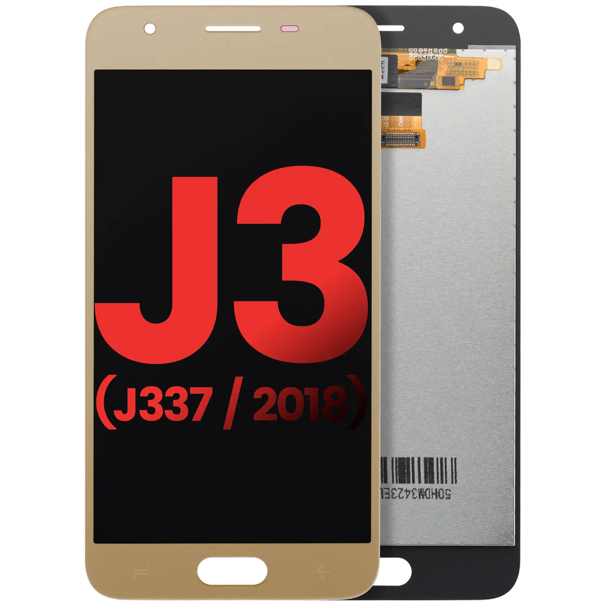 LCD Assembly Without Frame For Samsung Galaxy J3 Star / Aura / Amp Prime 3 (J337 / 2018) (Aftermarket Plus) (Gold)