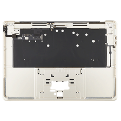 Top Case with Keyboard (ISO Turkish-Q) For MacBook Air 15" A3114 (2024) (Genuine OEM) (Silver)