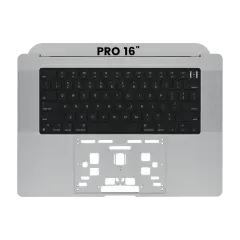 Top Case With Keyboard For MacBook Pro 16" A2485 (2021) / MacBook Pro 16" A2780 (2023) (US Keyboard) (Space Gray)