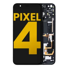 OLED Assembly With Frame For Google Pixel 4 (Refurbished) (Oh So Orange Power Button)