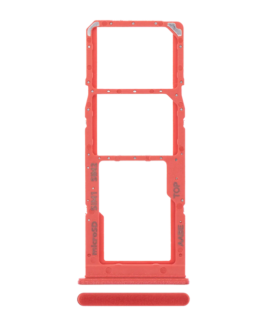 Dual Sim Card Tray For Samsung Galaxy A12 (A125 / 2020) (Red)