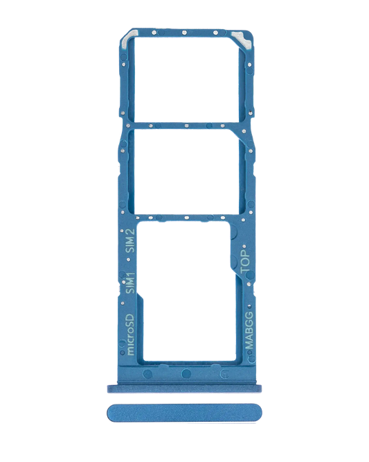 Dual Sim Card Tray For Samsung Galaxy A12 (A125 / 2020) (Blue)