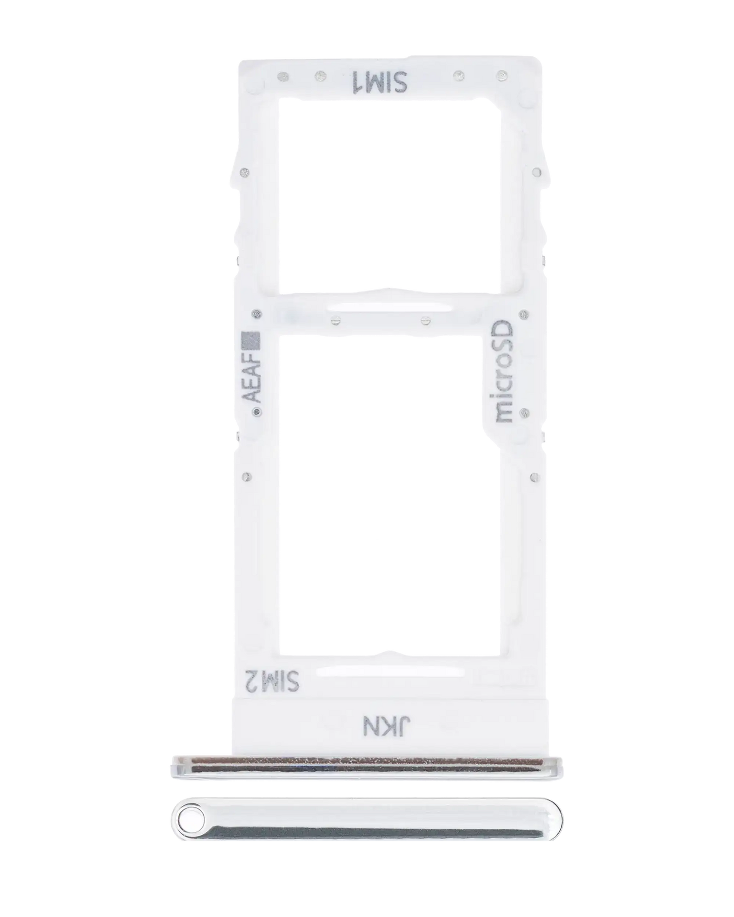 Dual Sim Card Tray For Samsung Galaxy A51 5G (A516 / 2020) (Prism Cube White)