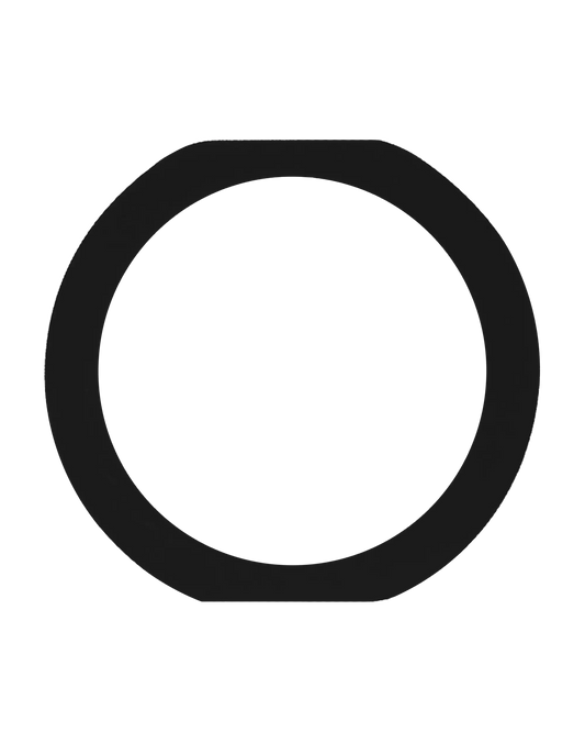 Home Button Gasket For iPad Mini 3 / Air 2 / Pro 9.7" (Black) (10 Pack)