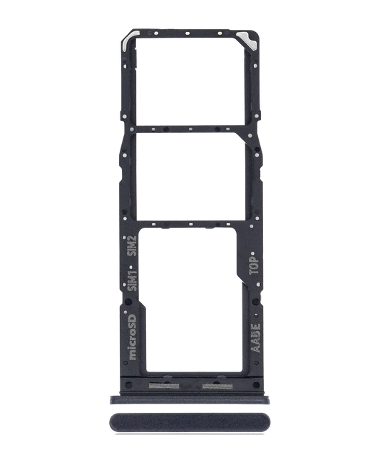 Dual Sim Card Tray For Samsung Galaxy A12 (A125 / 2020) (Black)