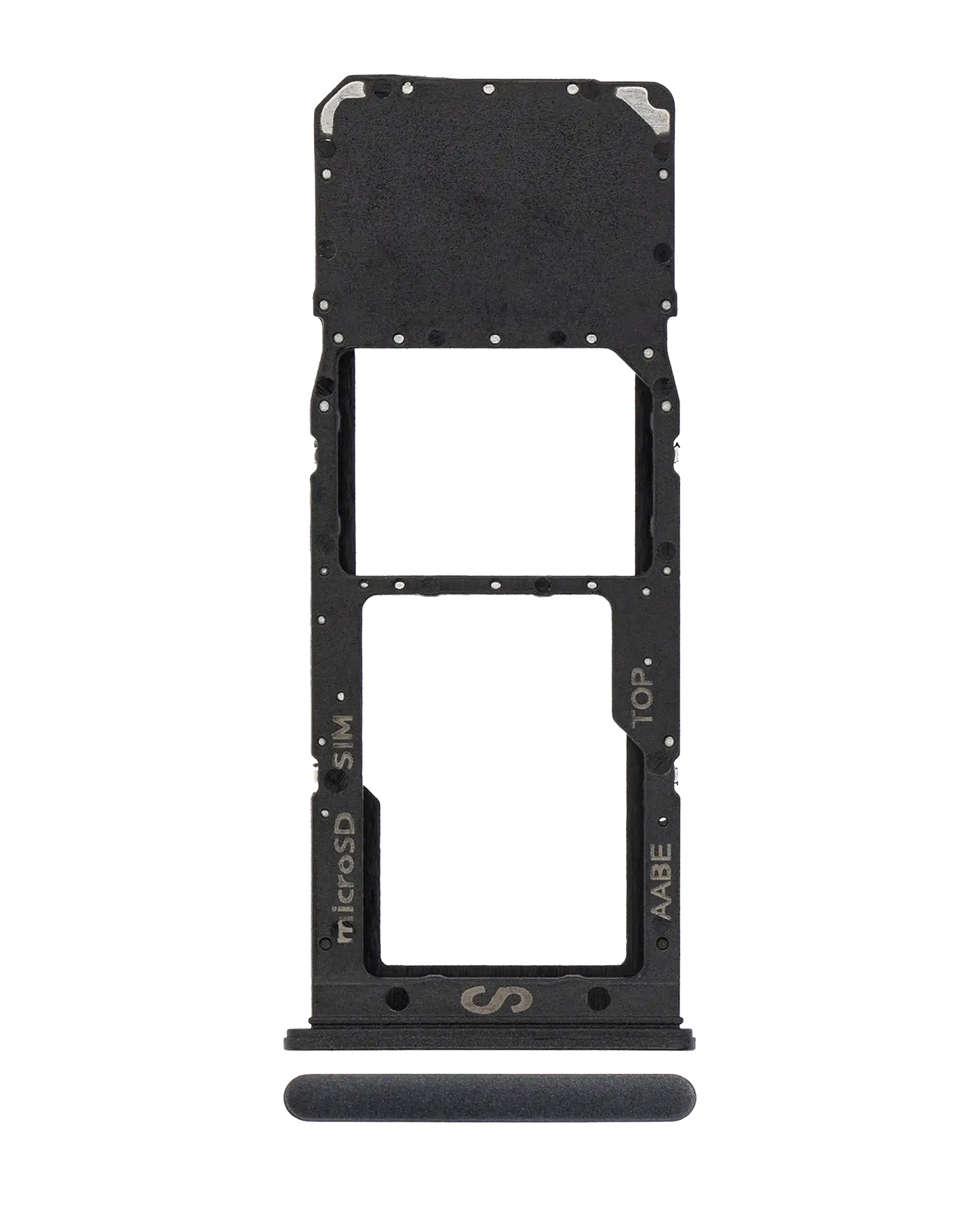 Single Sim Card Tray For Samsung Galaxy A12 (A125 / 2020) (Black)
