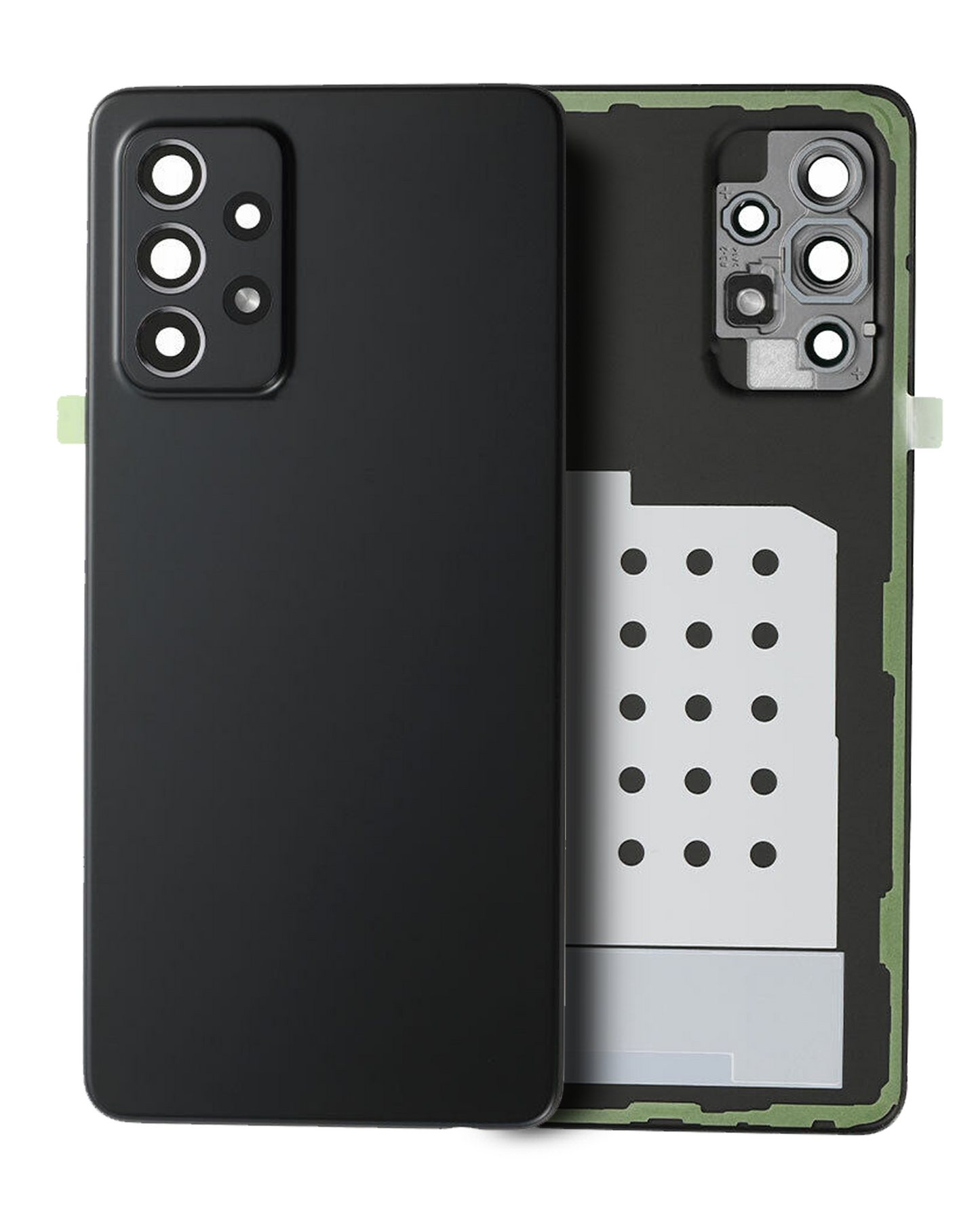 Back Cover Glass With Camera Lens Samsung Galaxy A52 5G (A526 / 2021) (Service Pack) (Awesome Black)