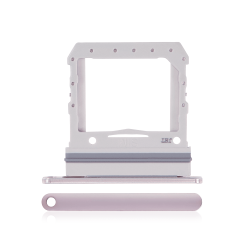 Single Sim Card Tray For Samsung Galaxy Z Flip 4G (F700) / Z Flip 5G (F707) (Mystic White)