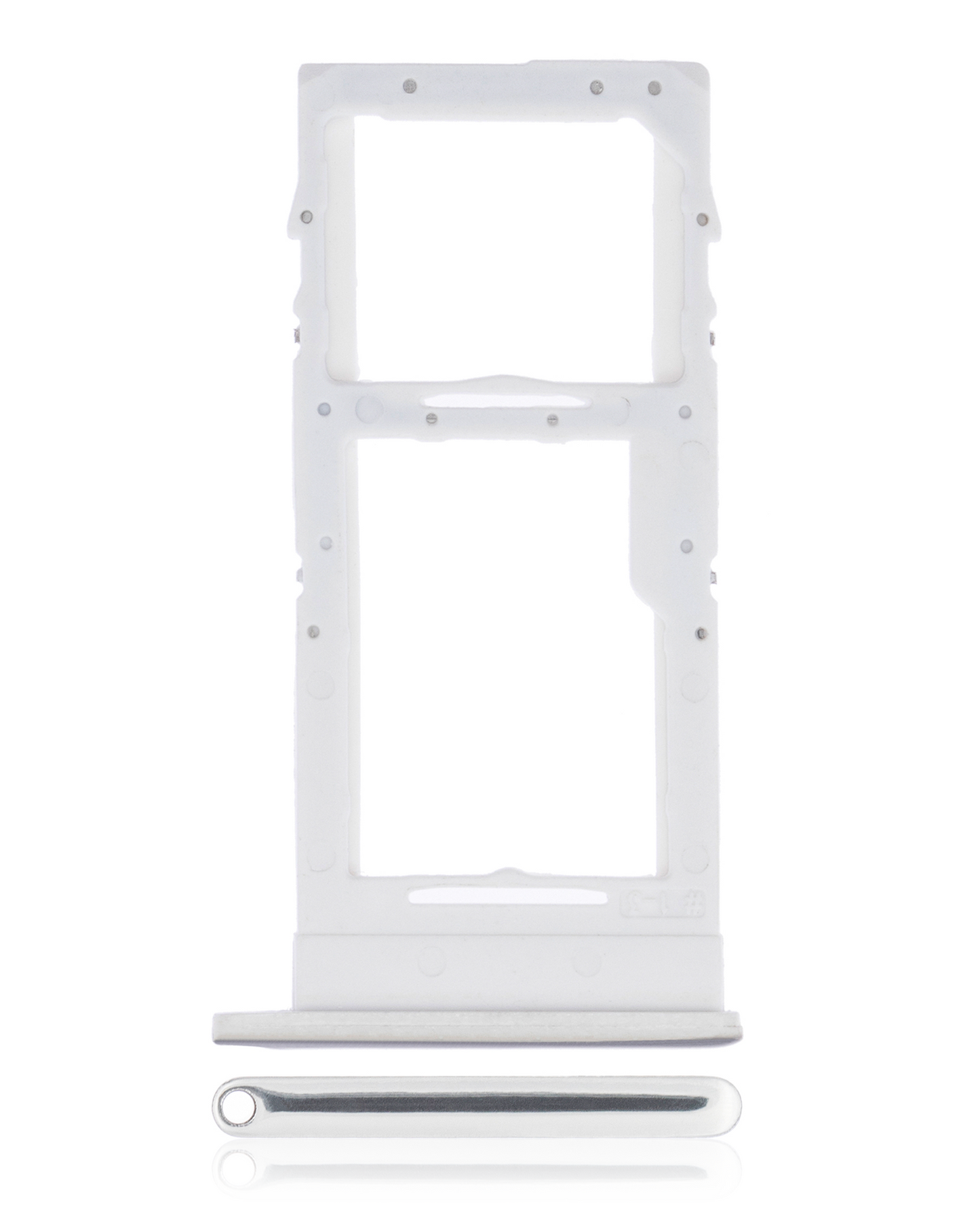 Single Sim Card Tray For Samsung Galaxy A51 5G (A516 / 2020) (Prism Cube White)