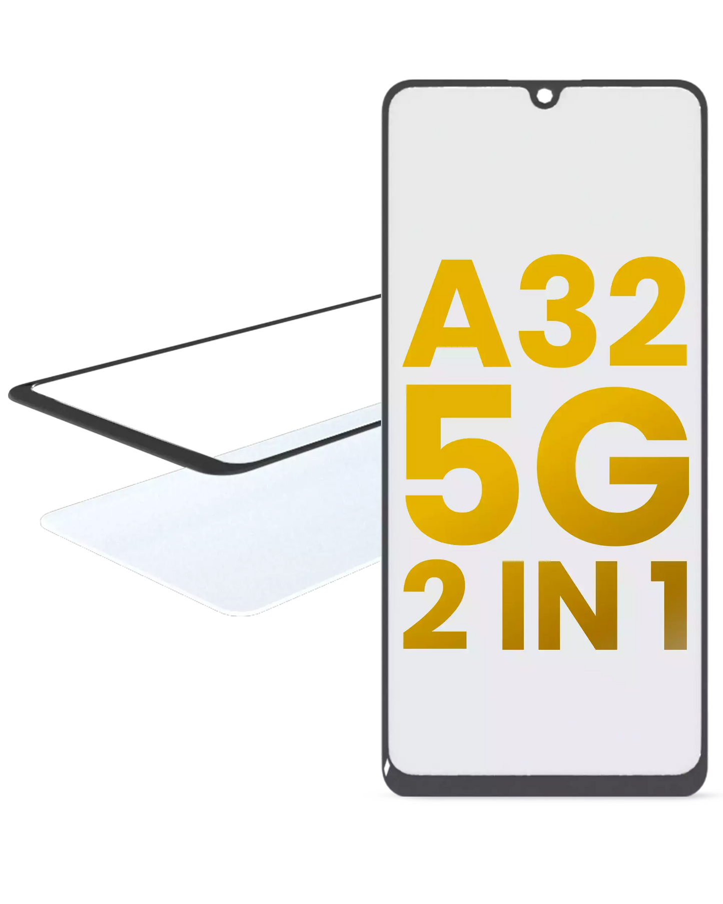 2 in 1 Front Glass With OCA Pre-Installed For Samsung Galaxy A32 (A325 / 2021)