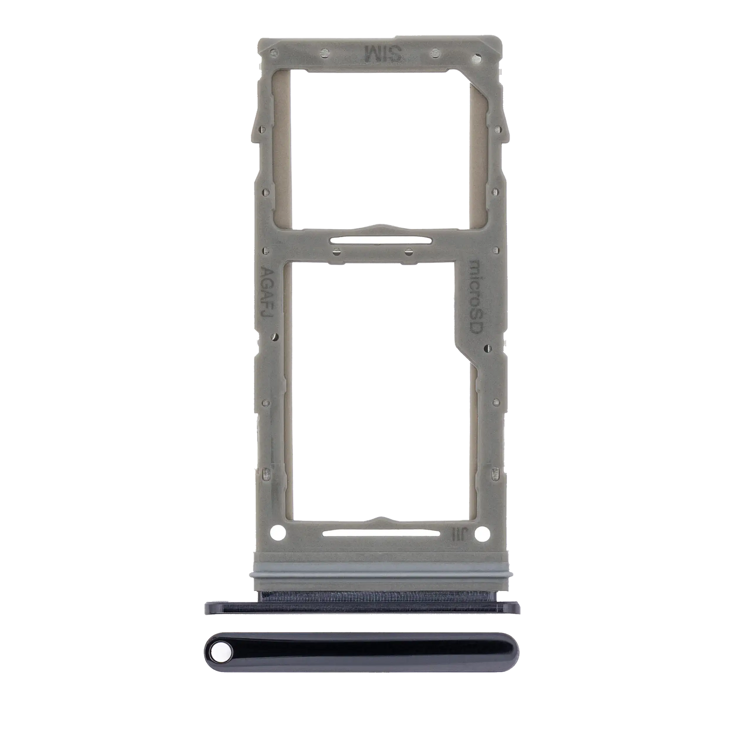 Single Sim Card Tray For Samsung Galaxy A71 5G (A716 / 2020) (Prism Cube Black)