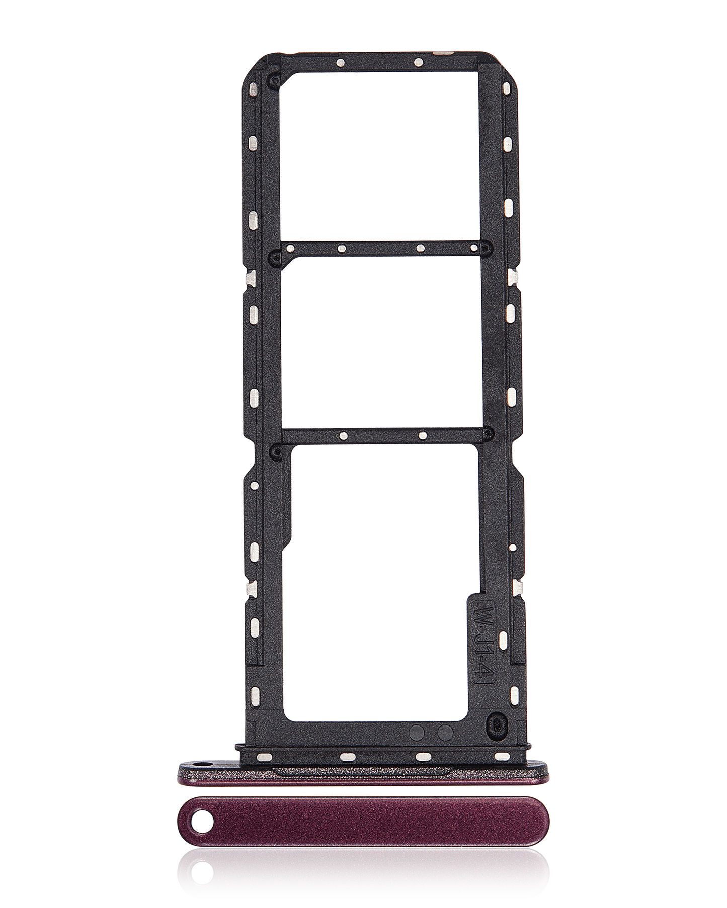 Dual Sim Card Tray For Samsung Galaxy A14 5G (A146P / R / 2023) (Dark Red)