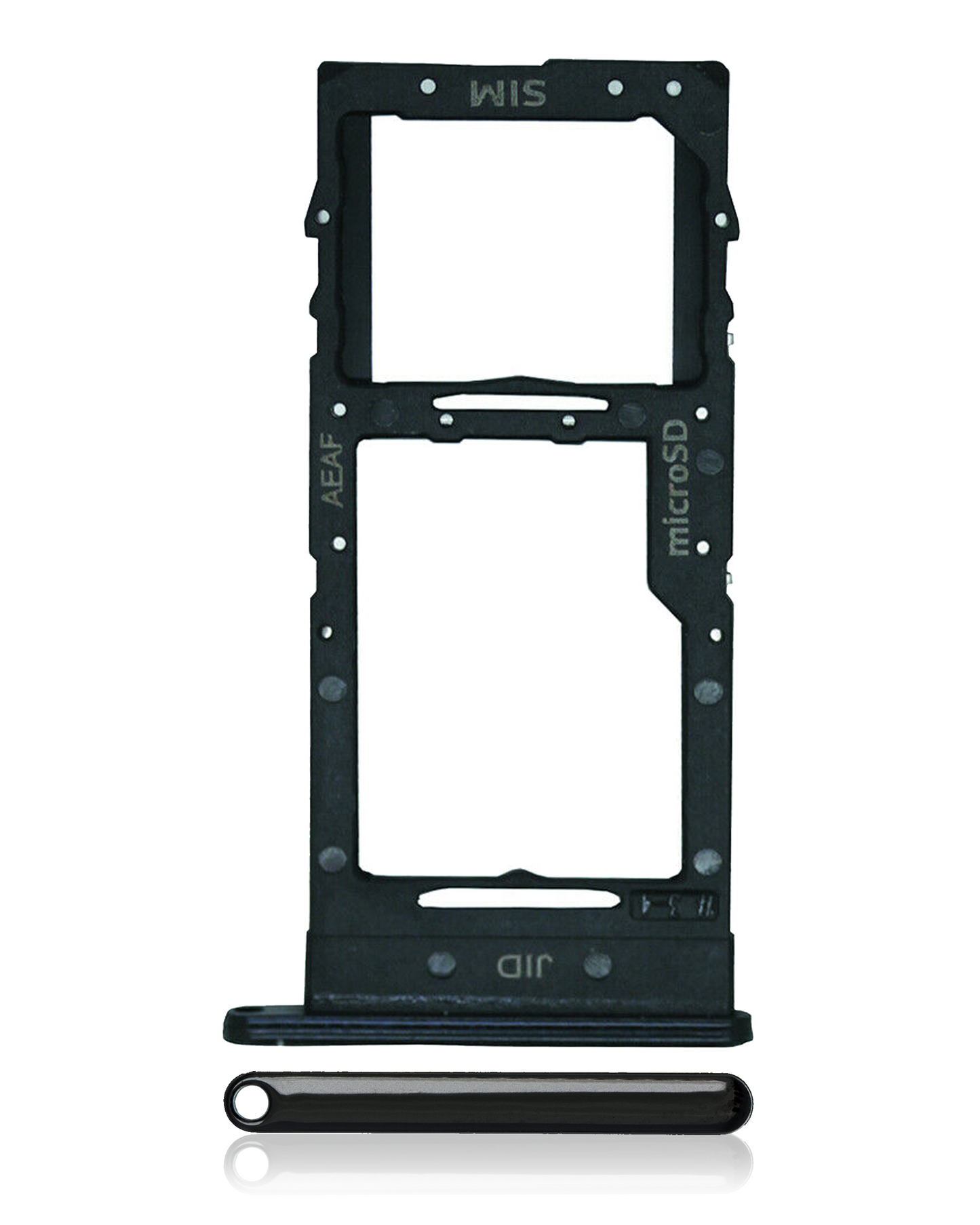 Dual Sim Card Tray For Samsung Galaxy A51 5G (A516 / 2020) (Prism Cube Black)
