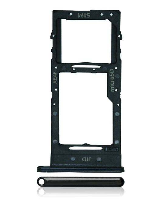 Dual Sim Card Tray For Samsung Galaxy A51 5G (A516 / 2020) (Prism Cube Black)