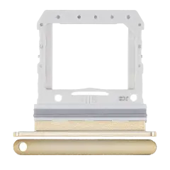 Single Sim Card Tray For Samsung Galaxy Z Flip 4G (F700) / Z Flip 5G (F707) (Mirror Gold)