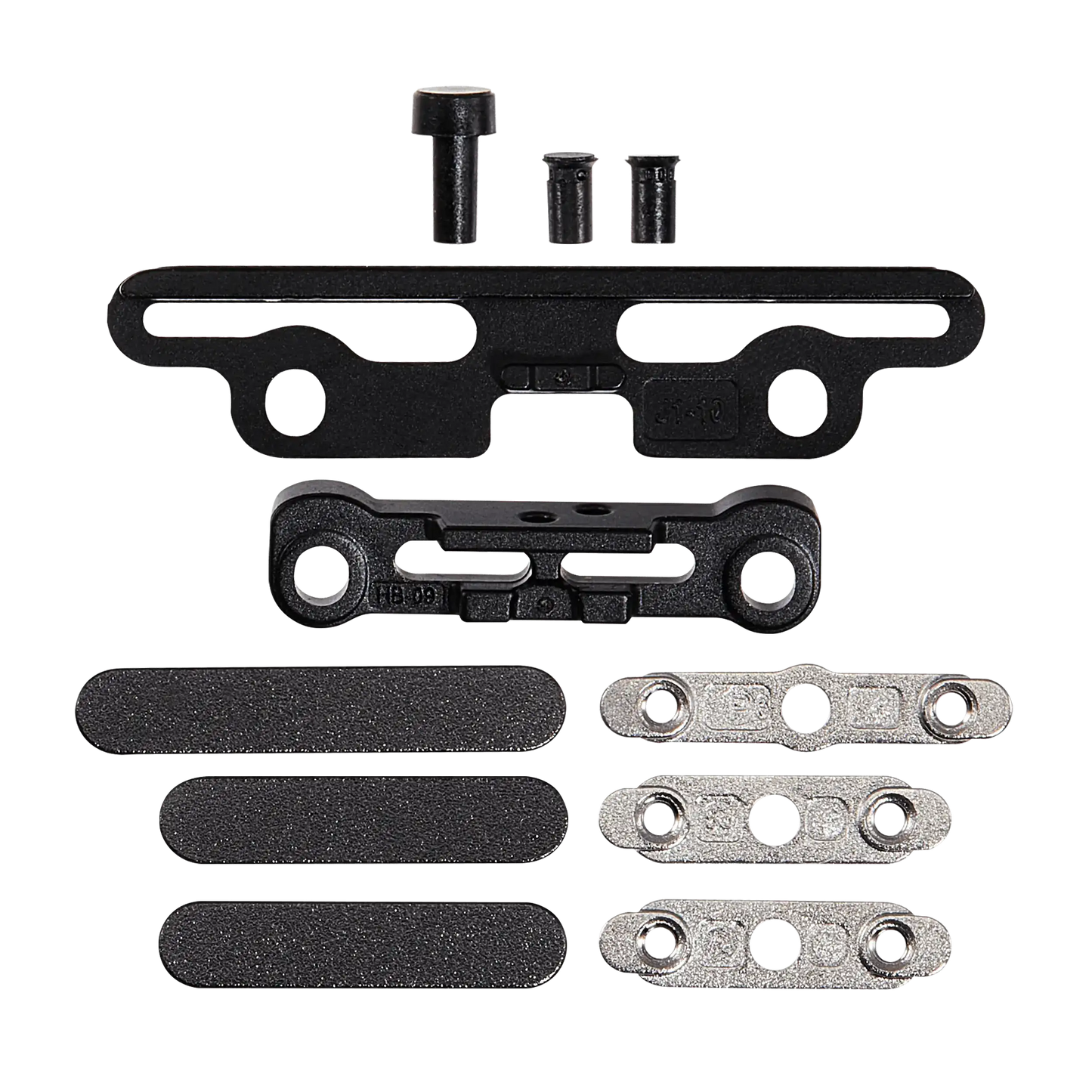 Full Button And Bracket Set For iPad Pro 11" 5th Gen (2024) / Pro 13" 7th Gen (2024) (11 Piece Set) (Gray)