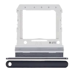 Single Sim Card Tray For Samsung Galaxy Z Flip 4G (F700) / Z Flip 5G (F707) (Mirror Black)