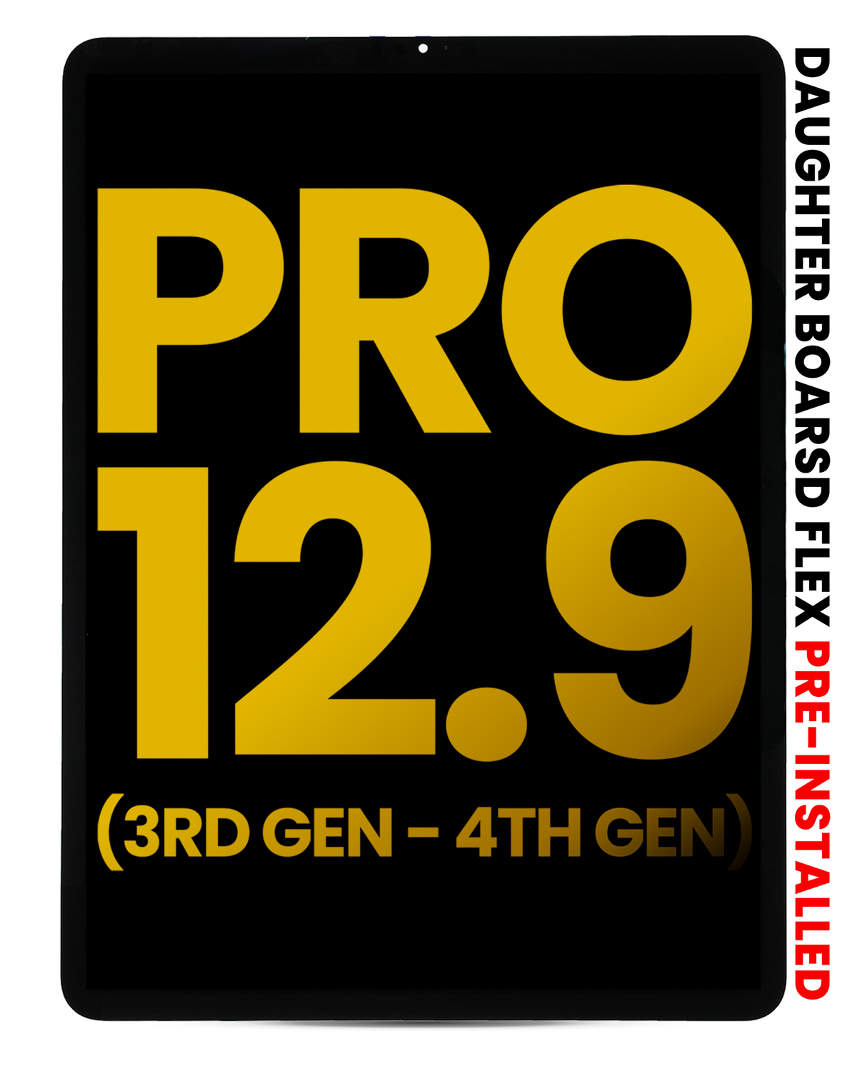 LCD Assembly With Digitizer For iPad Pro 12.9" 3rd Gen (2018) / iPad 12.9" 4th Gen (2020) (Refurbished) (All Colors)