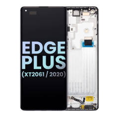 OLED Assembly With Frame For Motorola Edge Plus (XT2061 / 2020) (Genuine OEM) (Baltic Gray)