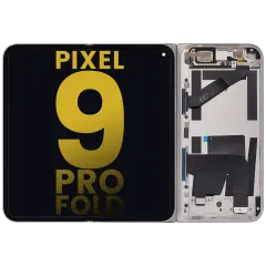 Inner OLED Assembly With Frame For Google Pixel 9 Pro Fold (Refurbished) (Porcelain)