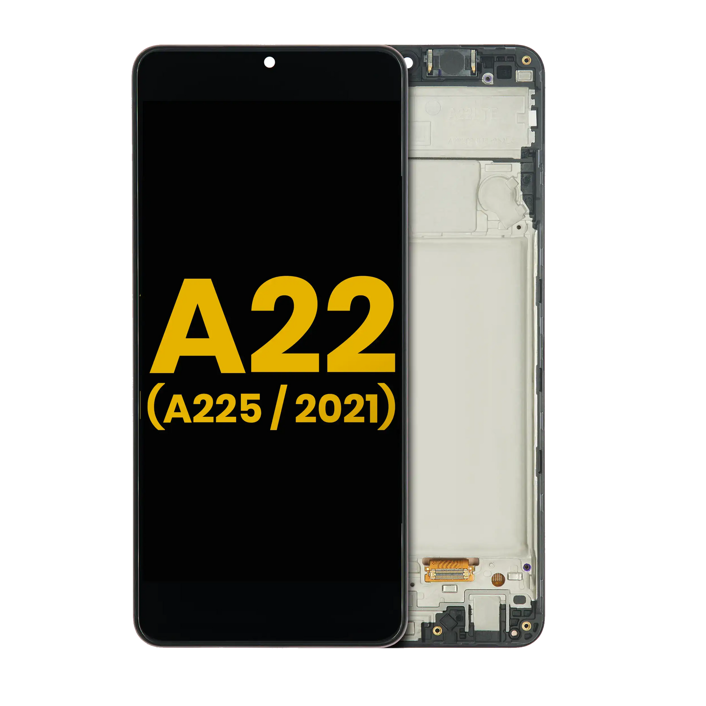 OLED Assembly With Frame For Samsung Galaxy A22 4G (A225 / 2021) (Refurbished) (All Colors)