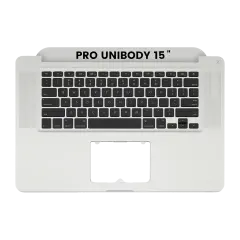 Top Case with Keyboard (ANSI US) For MacBook Pro 15" A1286 (2010-2012) (OEM New)