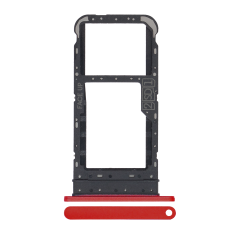 Dual Sim Card Tray For Motorola Moto E7 (XT2095 / 2020) (Red)