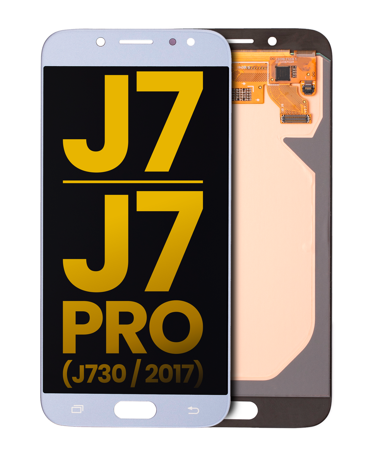 OLED Assembly Without Frame For Samsung Galaxy J7 / J7 Pro (J730 / 2017) (Refurbished) (Blue / Gray)