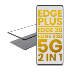 2 in 1 Front Glass With OCA Pre-Installed For Motorola Moto Edge Plus / Edge 30 Pro (XT2201-1/4) / Edge X30 5G (XT2201 -2/6 /2022)
