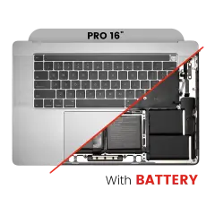 Top Case with Battery and Keyboard (ANSI US) For MacBook Pro 16" A2141 (2019) (OEM New) (Space Gray)