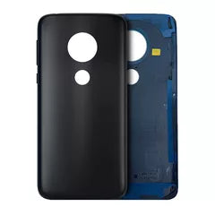 Back cover Glass For Motorola Moto G7 Play (XT1952 / 2019) (Black) (US Version)