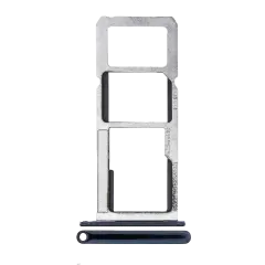 Dual Sim Card Tray For Motorola Moto E5 Play (XT1921 / 2018) (Black)